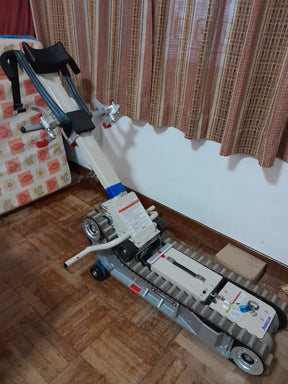 Second Hand Sunwa Stairclimber & Chrome Wheelchair 16" (PLS SEE DESCRIPTION)