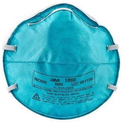 3M Cupped Particulate Respirator & Surgical Mask 1860