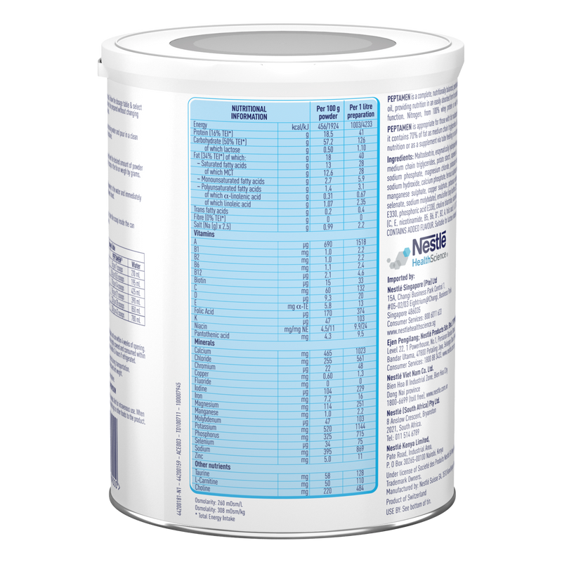 Nestlé Peptamen Complete Peptide Diet 400g