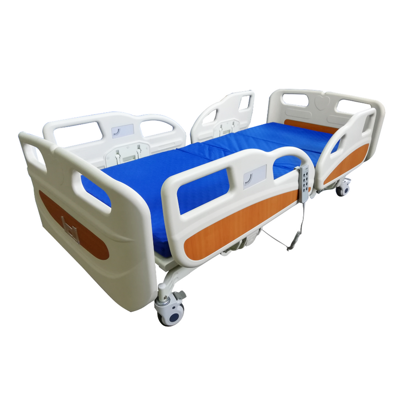 Electric 3 Functions Bed with Quad Rails & Backup Battery Pack