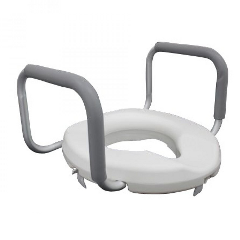 DNR Wheels - Raised Toilet Seat w/ Handle 3" 