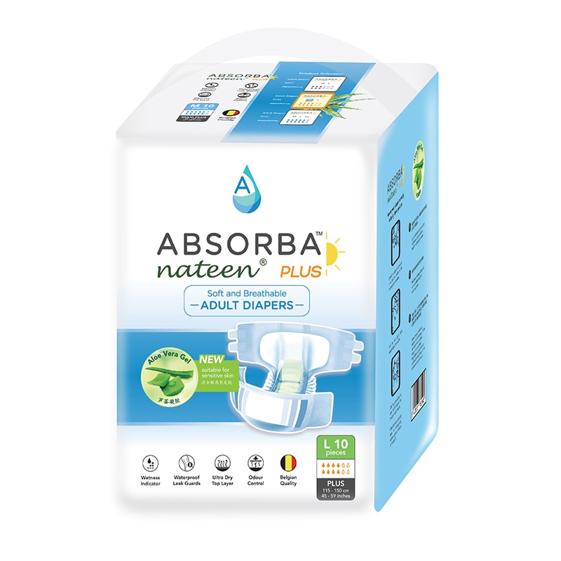 Absorba Nateen Plus Diapers