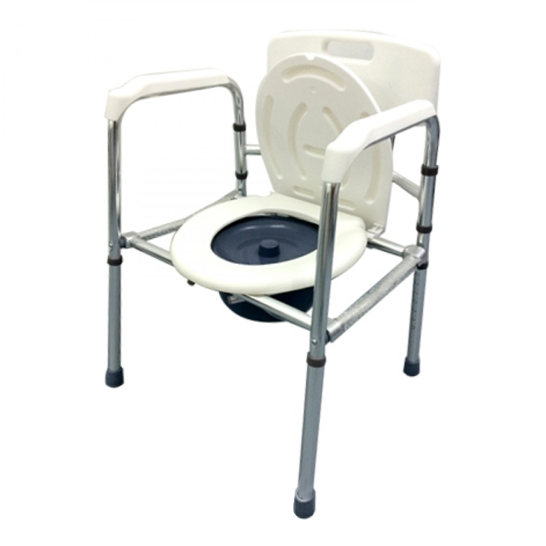 Aluminium Foldable Stationary Commode