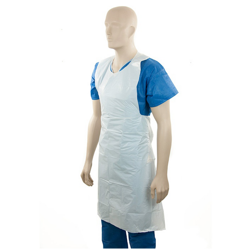 DNR Wheels - Apron Disposable White LDPE 