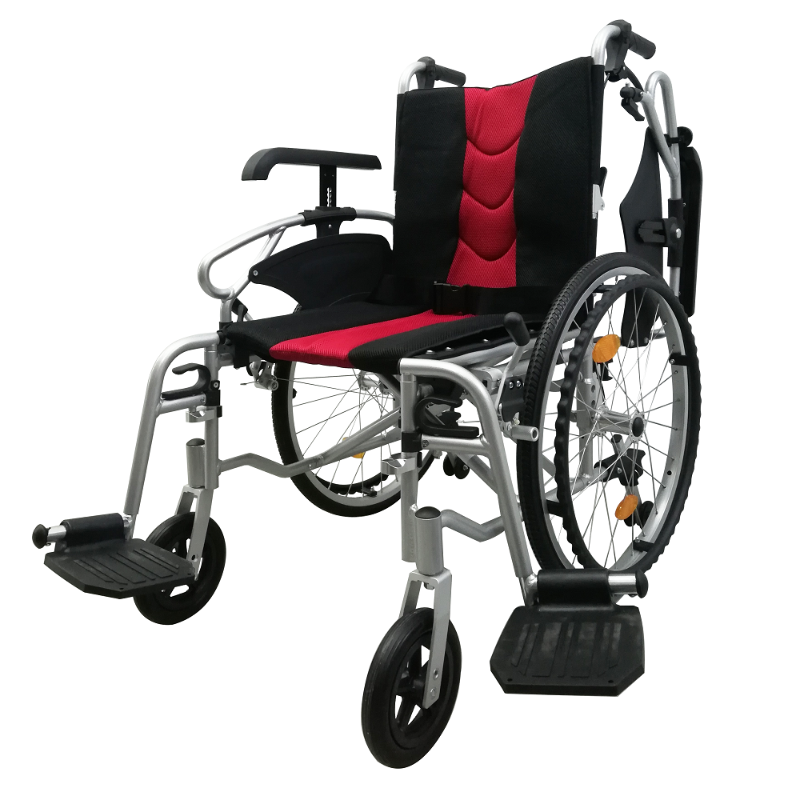 ASTRO Detachable Wheelchair with Height Adjustable Armrest tension backrest
