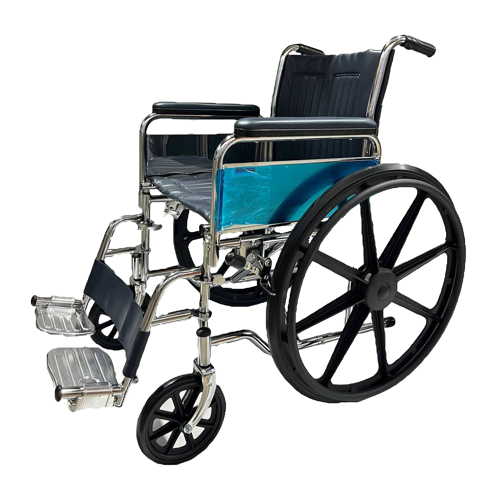 Chrome Detachable Wheelchair - Dnr Wheels