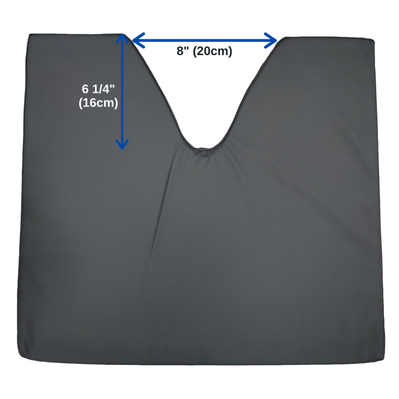 Coccyx Visco Elastic Memory Foam Cushion measurement