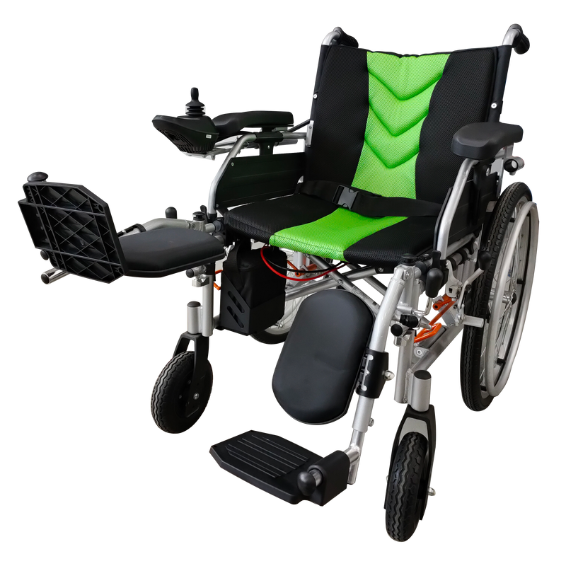 Cruz Motorised Wheelchair with Elevating Footrests