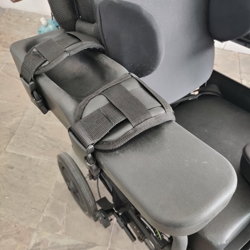 Custom Made Padded Restrainer Straps for Armrest