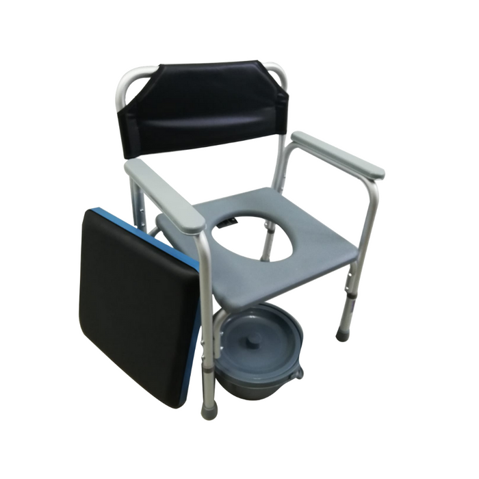 Toilet Chair Commode for Elderly | Portable & Foldable