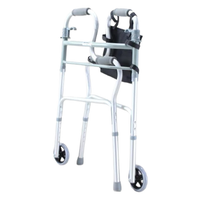 Foldable Rising Walking Frame with Seat