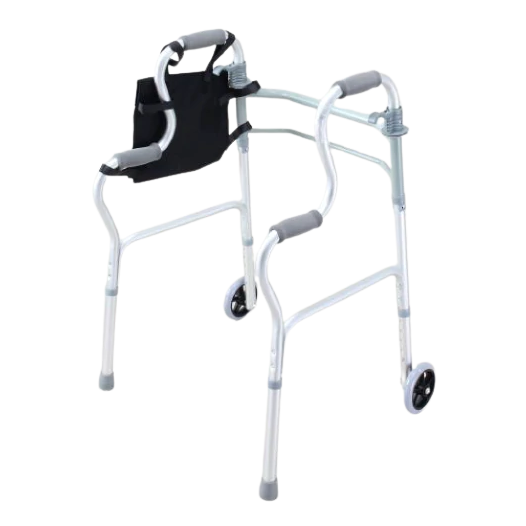 Foldable Rising Walking Frame with Seat