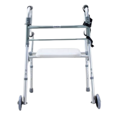 Foldable Rising Walking Frame with Seat