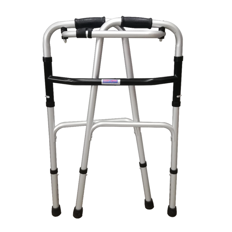 Folding walking 2024 frame with wheels