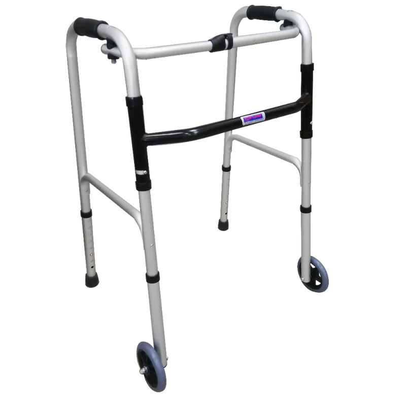 Foldable Walking Frame with 5" Front Castors