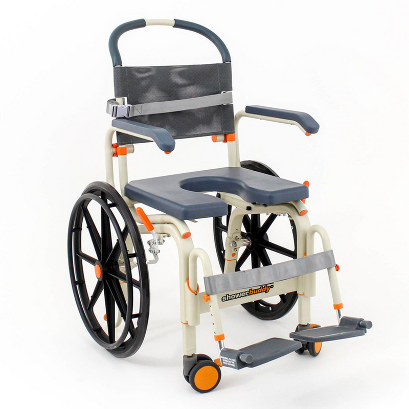 DNR Wheels - Shower Buddy Roll-InBuddy Self-Propel Commode 