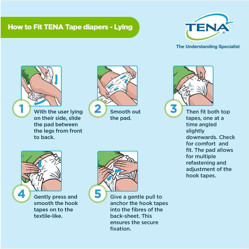 TENA ProSkin Slip Plus Adult Diapers XL | 6 Drops