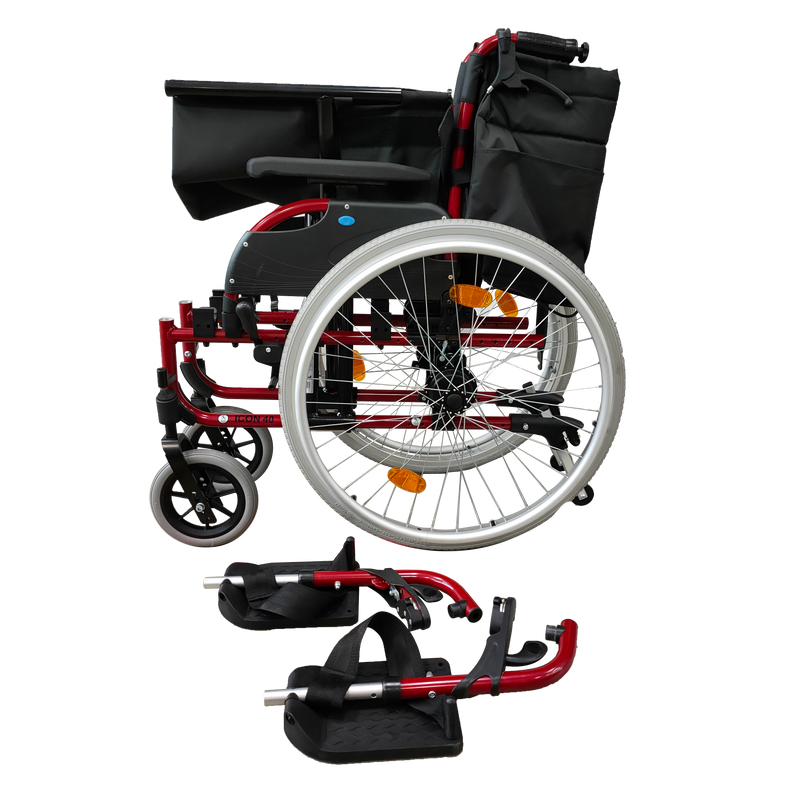 Icon 40X Semi Custom-Built Wheelchair folded