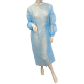 Disposable Isolation Gown with Knitted Cuff