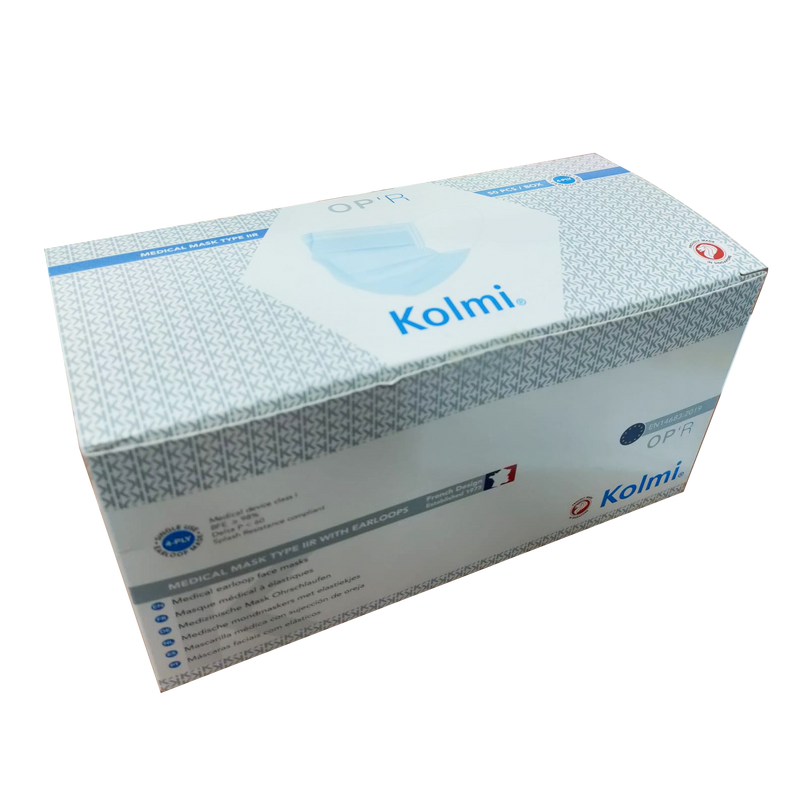 Kolmi 4-Ply Medical Mask Type IIR with Earloops