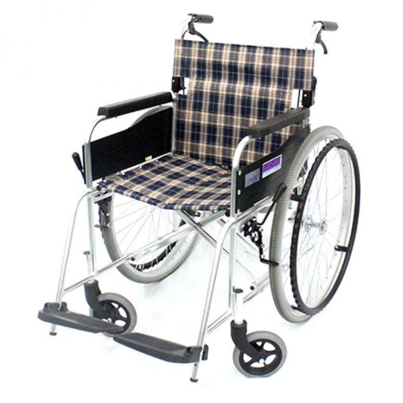 DNR Wheels - MIKI STANDARD WHEELCHAIR FOLDBACK WITH ASSISTED BRAKES 