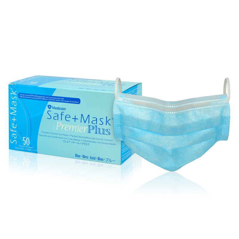 Medicom Safe+ Mask Premier Plus Earloop Face Mask