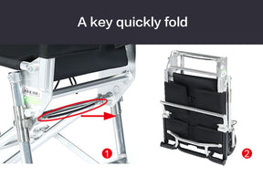 Transport wheelchair