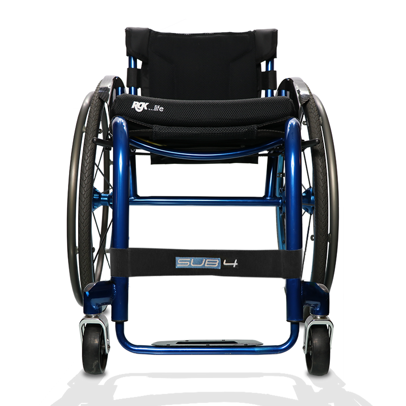 RGK Tiga Sub4 Ultra-Lightweight Aluminium Rigid Active Wheelchair blue
