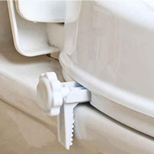 Raised Toilet Seat with Clamp-On