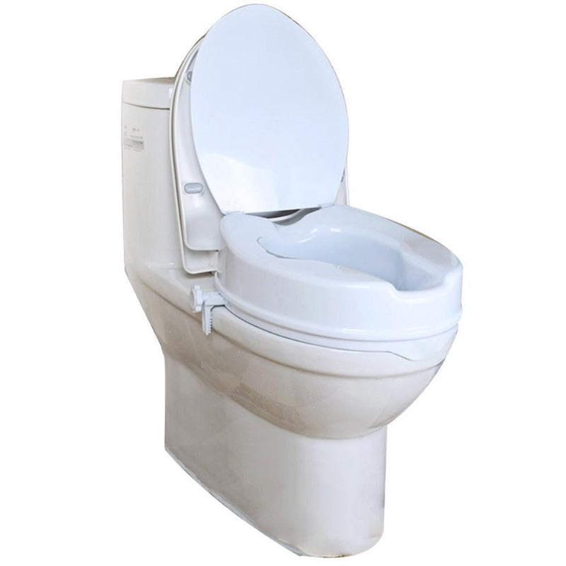 Raised Toilet Seat with Clamp-On (on toilet bowl)