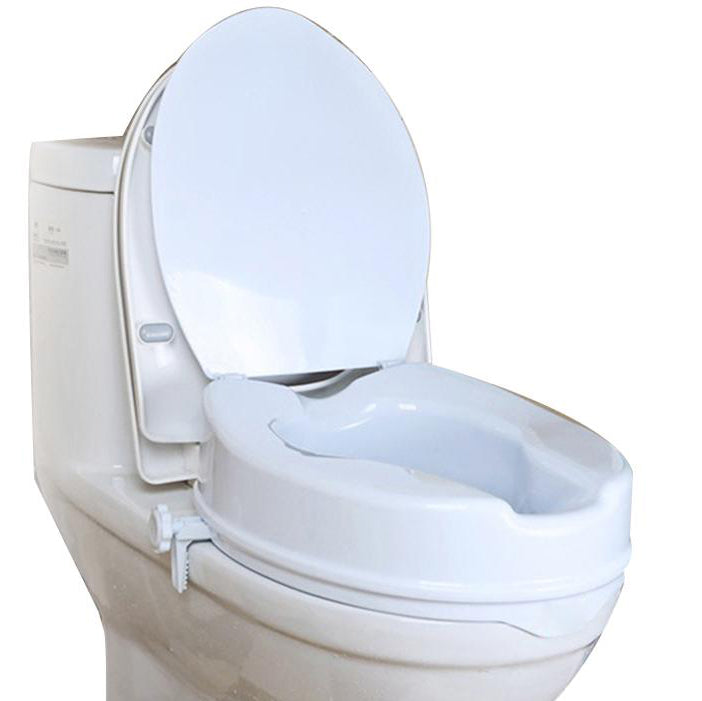 Raised Toilet Seat with Clamp-On