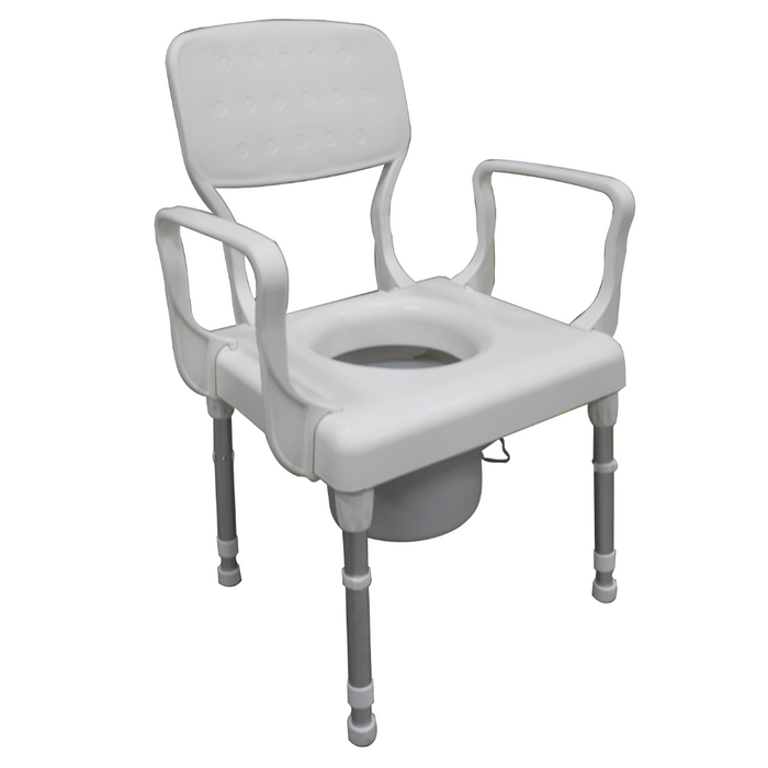 Toilet Chair Commode for Elderly | Portable & Foldable