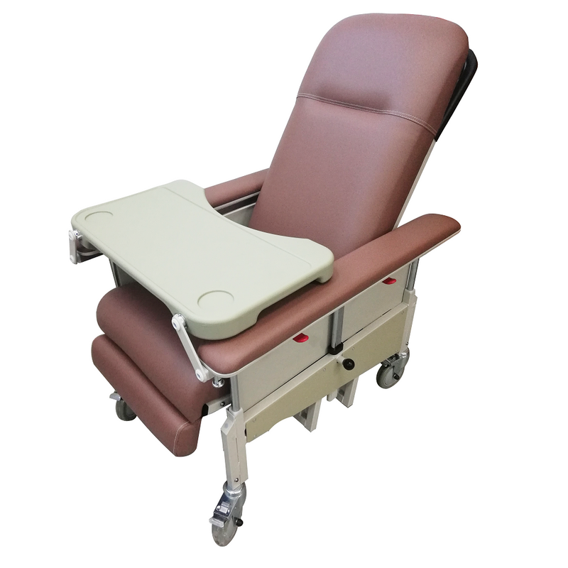 DNR Mobile Geriatric Chair with Drop Down Armrest