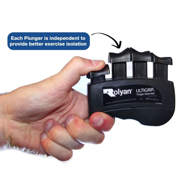Rolyan Ultigrip Finger Exercisers independent plunger