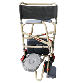 ShowerBuddy Foldable Mobile Shower Commode Chair