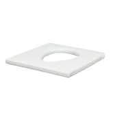 Seat for Stainless Steel Deluxe Commode (White)