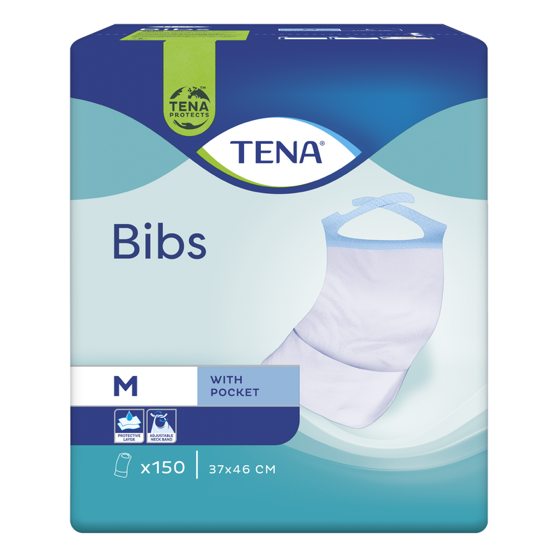 TENA Disposable Serviette Bibs