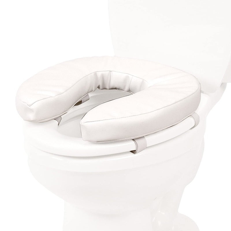Toilet Seat Cushion on toilet bowl