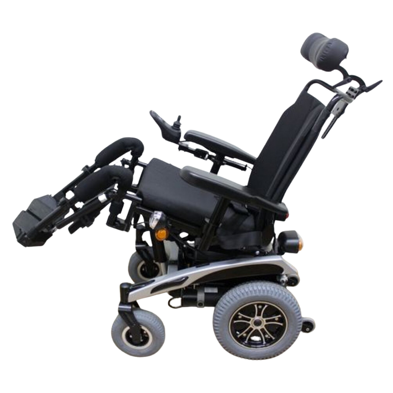 Tilt & Recline Powered Wheelchair with Elevating Footrests 16"