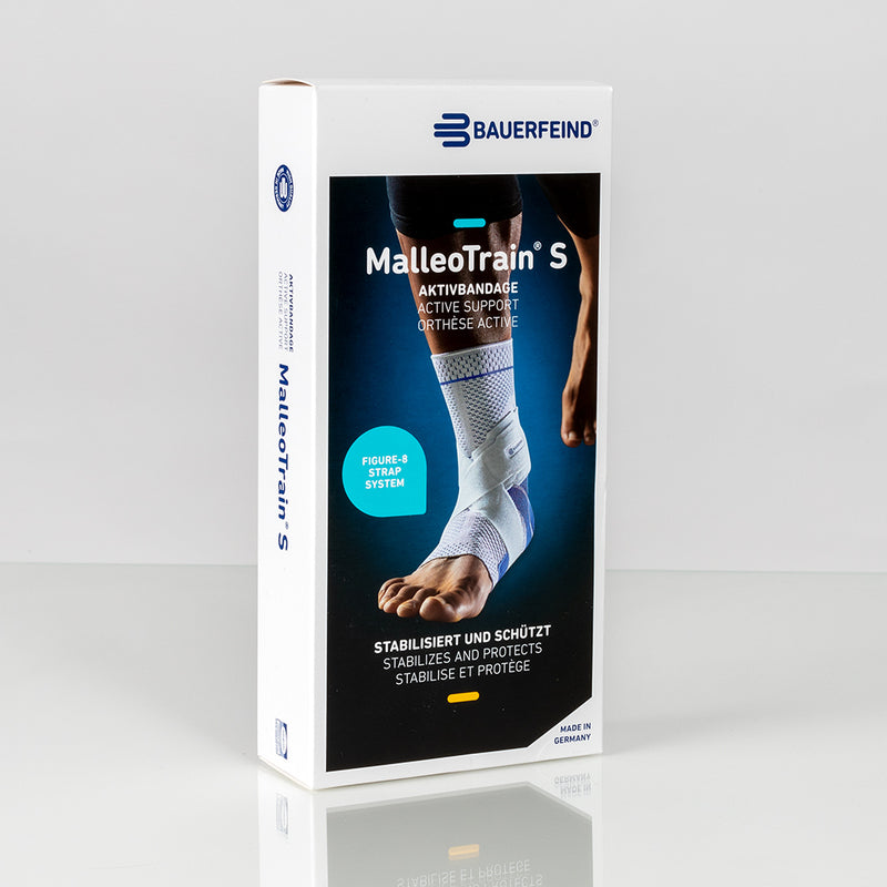Bauerfeind MalleoTrain S Ankle Brace and Support box
